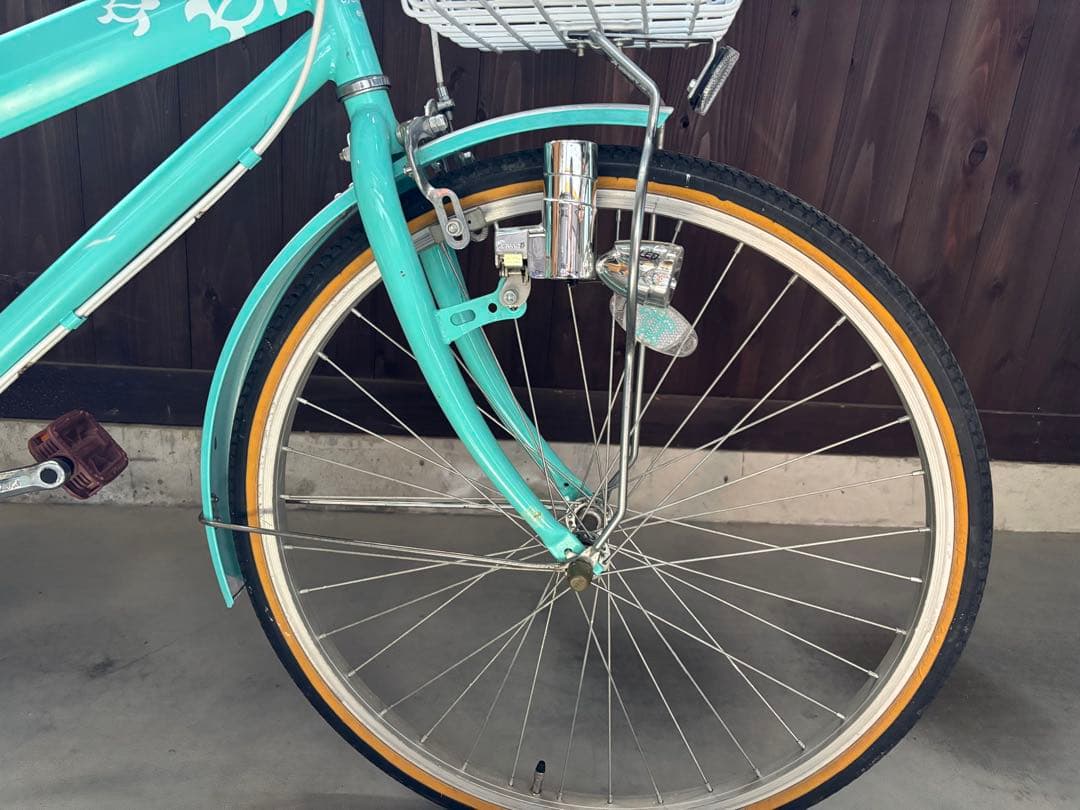 子供用自転車 24インチ マハロ ライトグリーン イオンバイク　maharo