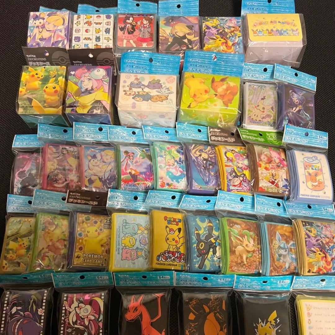 ポケカ　デッキケース　10個　デッキシールド　26個　計36個