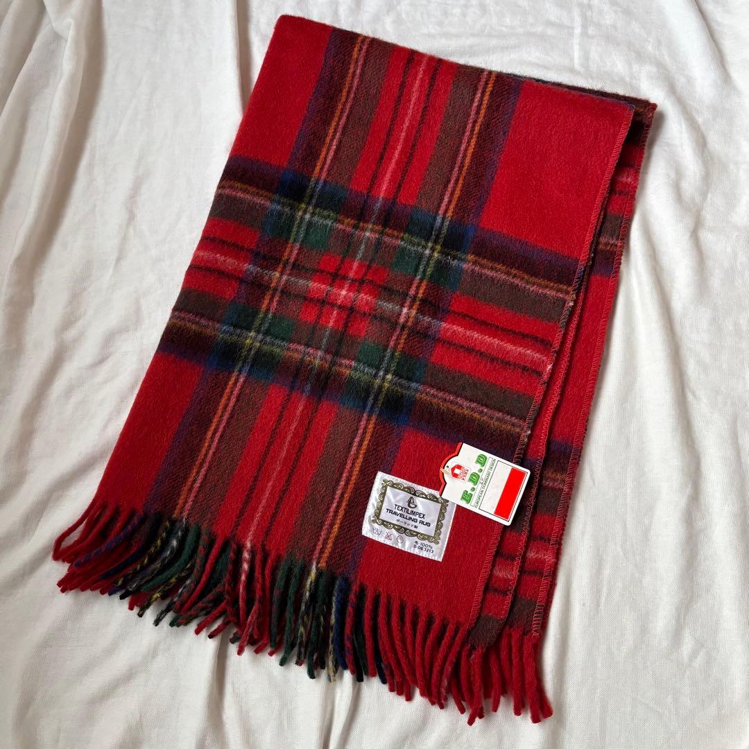 TEXTILIMPEX TRAVELLING RUG ブランケット 膝掛け 赤