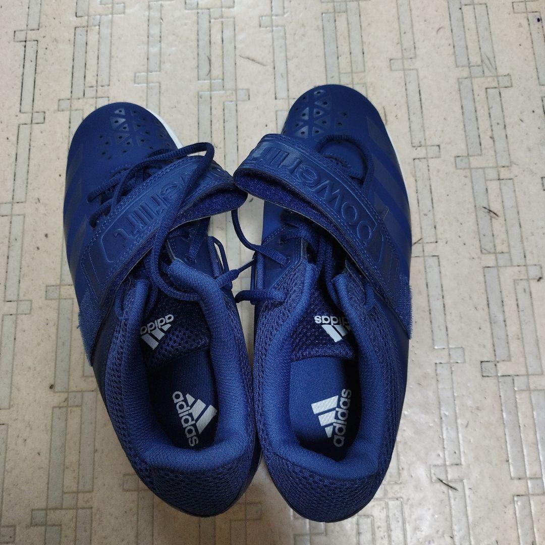 adidas Powerlift ネイビー ウエイトトレーニングシューズ