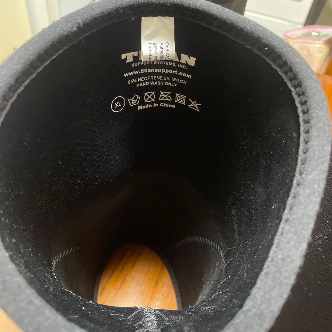 TITAN TKS 膝サポーター XLサイズ メッシュバッグ付き