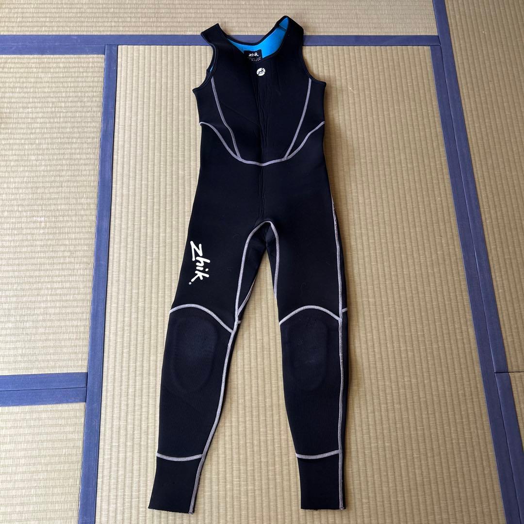 Zhik ノースリーブウェットスーツ 黒　ジュニア12