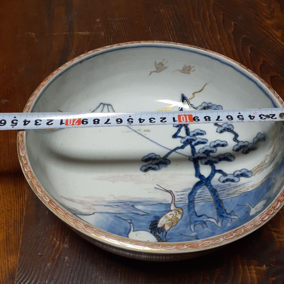 江戸時代金蘭出深皿2枚セット