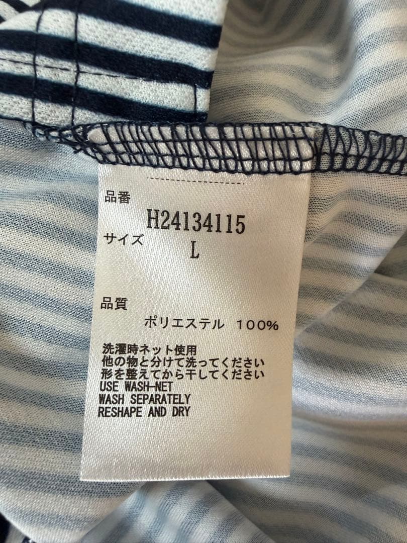 Callaway ストライプ ポロシャツ Lサイズ