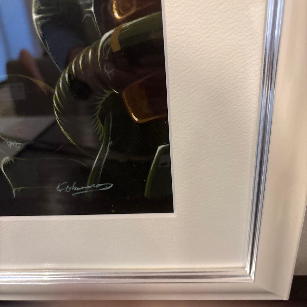 大河原邦男展　複製原画　ザク出撃