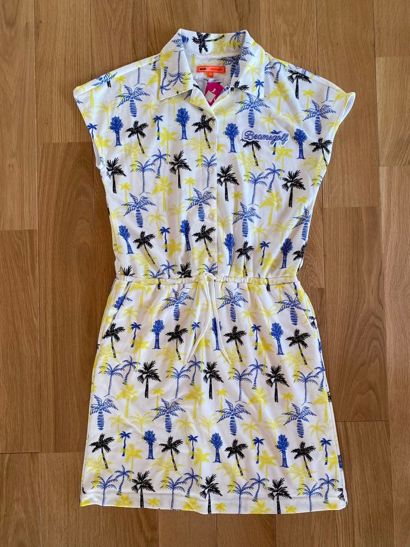 【新品未使用】50%オフ BEAMS GOLF パームツリーワンピース