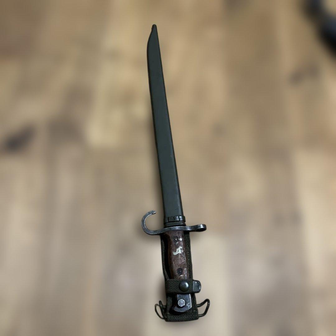 中田商店、タナカ製？九九式短小銃　実物ストック　銃剣付き　警察予備隊