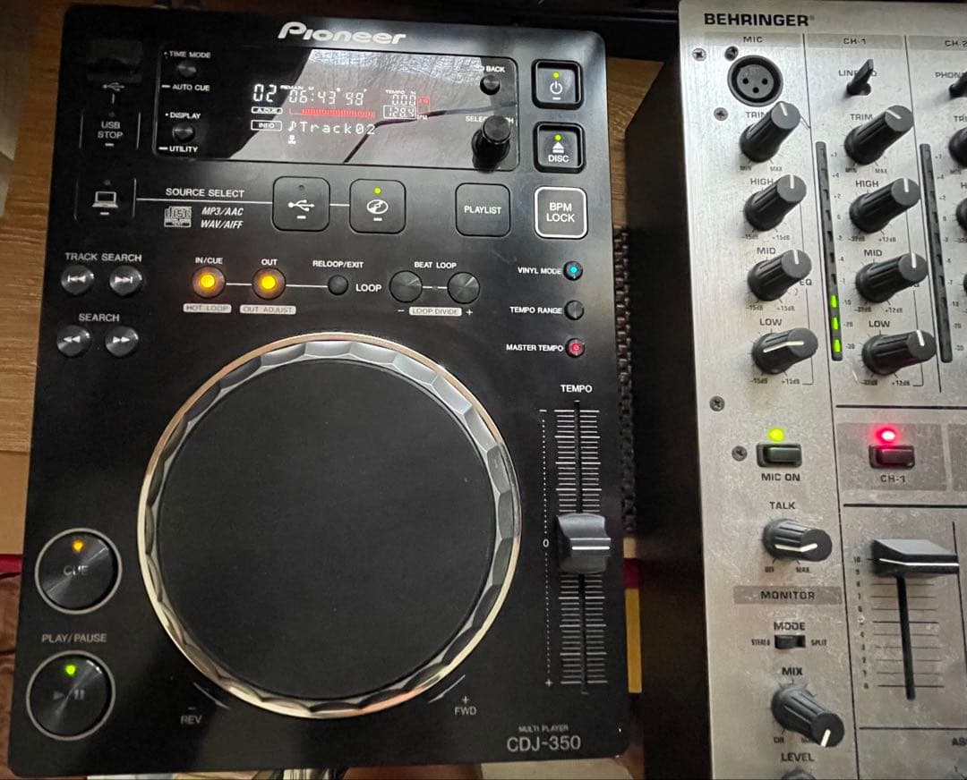 Pioneer CDJ-350 DJ！動作確認済み！