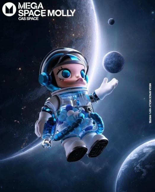 その他 POPMART MEGA SPACE MOLLY 100%