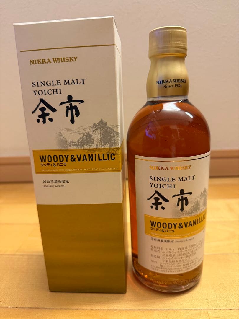 余市　ウッディ&バニラ500ml