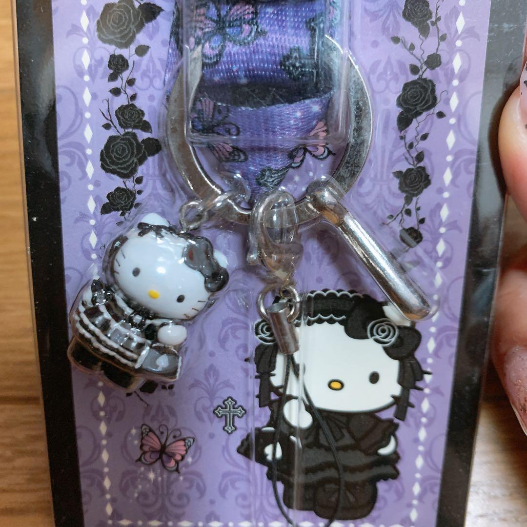 【激レア】ハローキティ 嶽本野ばら ゴスロリ ネックストラップ ストラップ