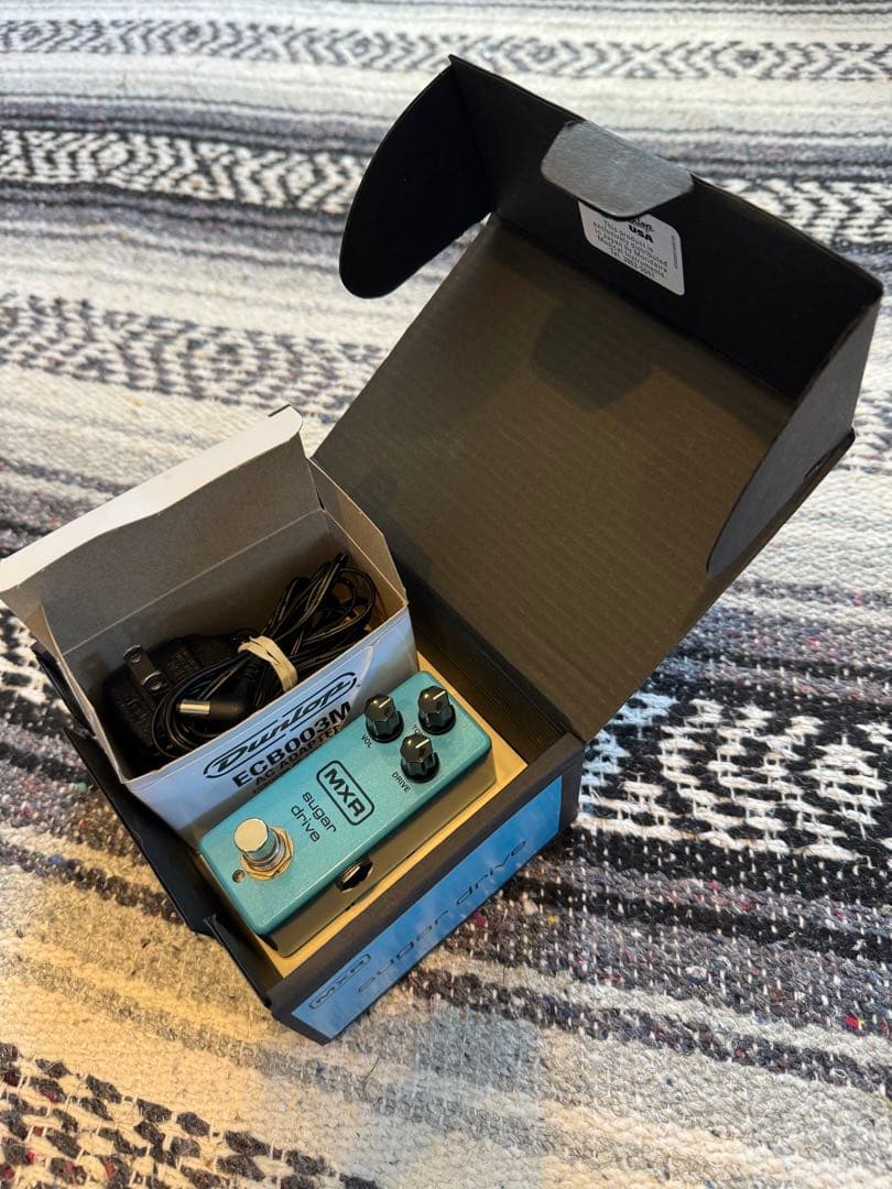 MXR sugar drive 未使用アダプター付