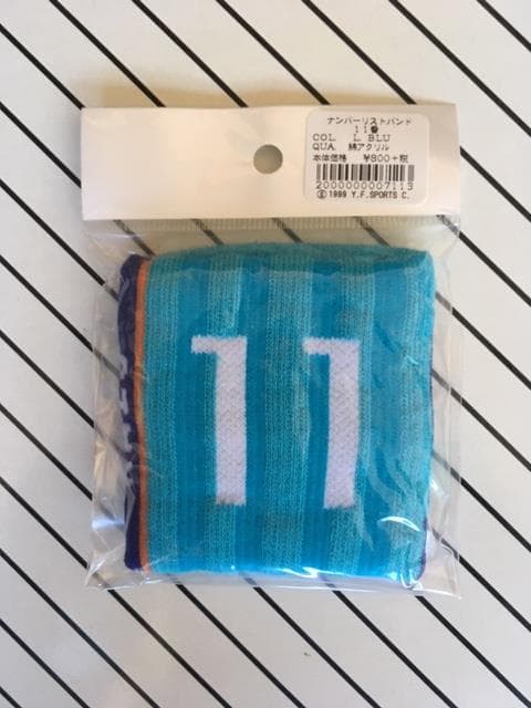 横浜FC 三浦知良 No.11 リストバンド