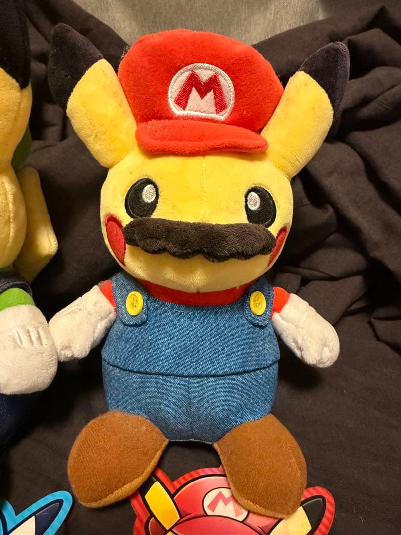 マリオピカチュウ&ルイージピカチュウぬいぐるみセット