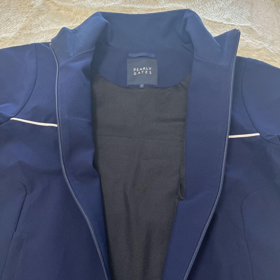 PEARLY GATES ゴルフウェア 裏地メッシュ ジップアップジャケット 5