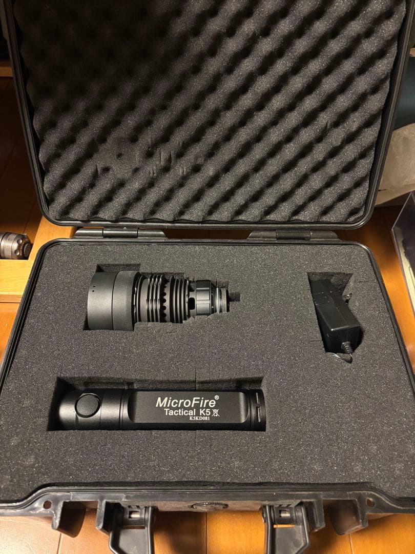 【軍採用モデル・値下げ可】MicroFire Tactical K5 懐中電灯
