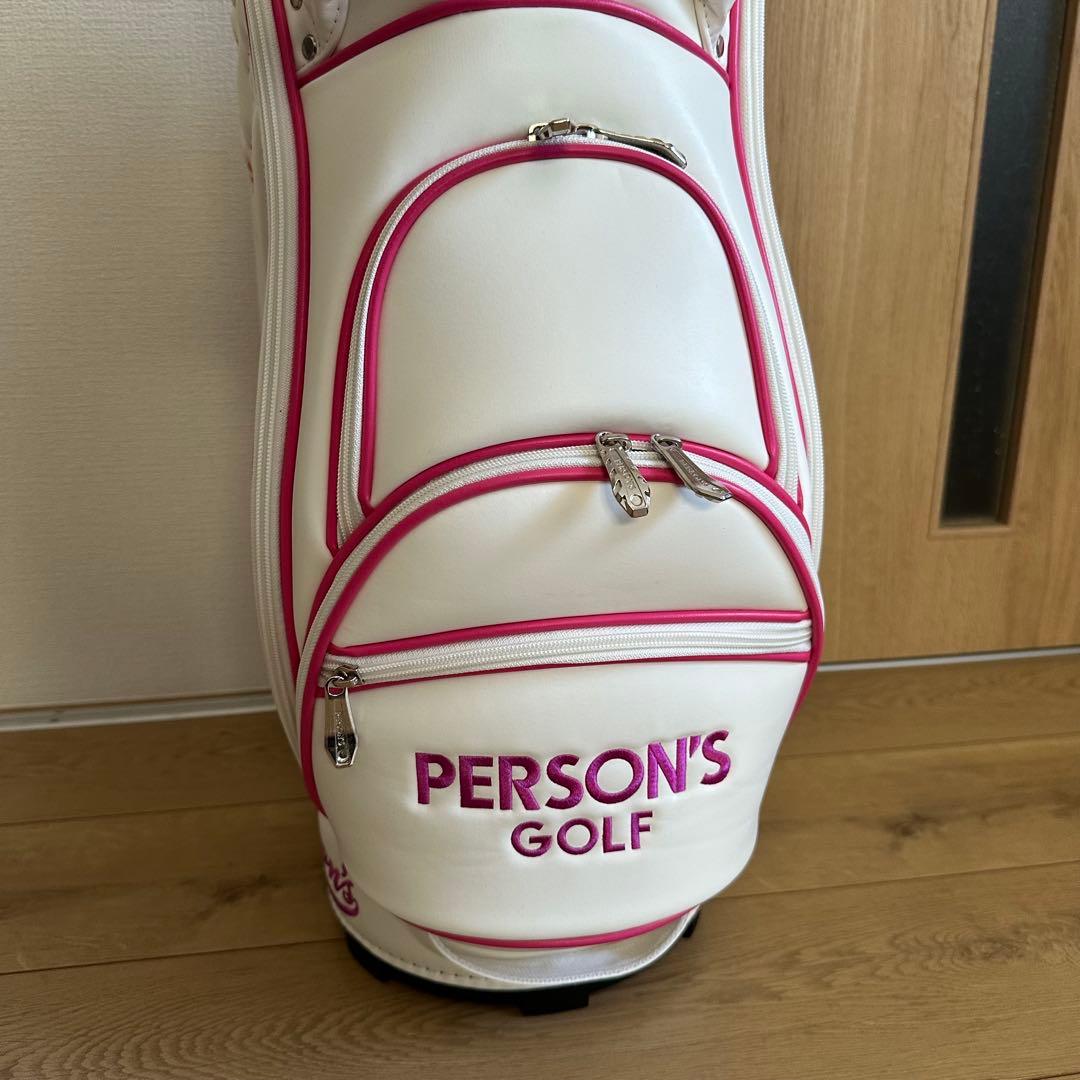 未使用 PERSON'S GOLF PCB7601グローブ柄 キャディバッグ