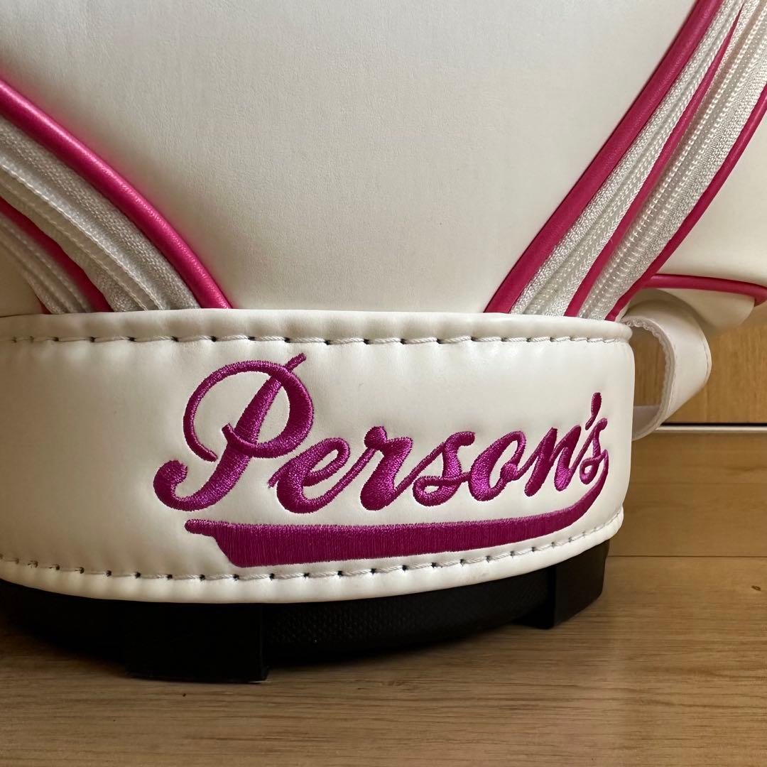 未使用 PERSON'S GOLF PCB7601グローブ柄 キャディバッグ