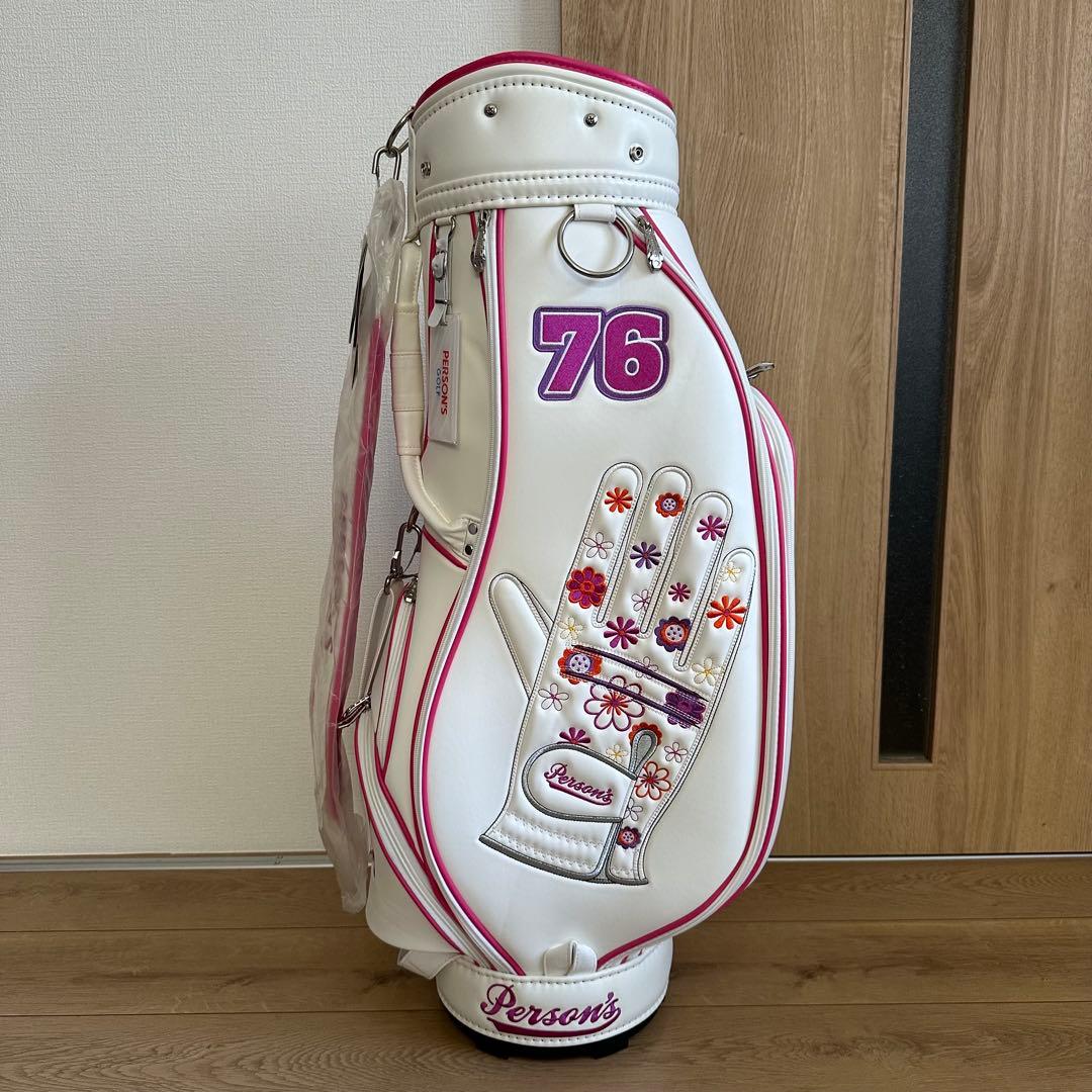 未使用 PERSON'S GOLF PCB7601グローブ柄 キャディバッグ