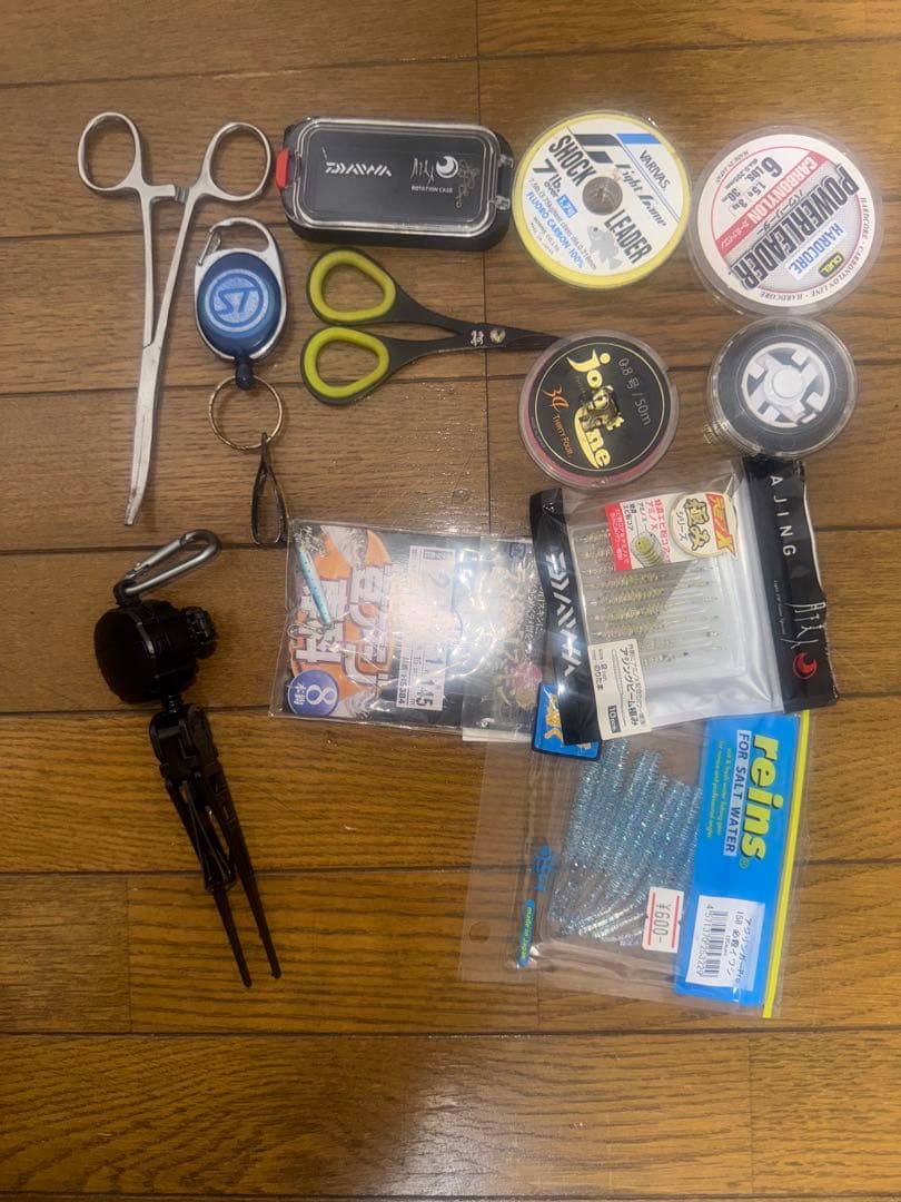 アジングワーム、ジグヘッドセット！