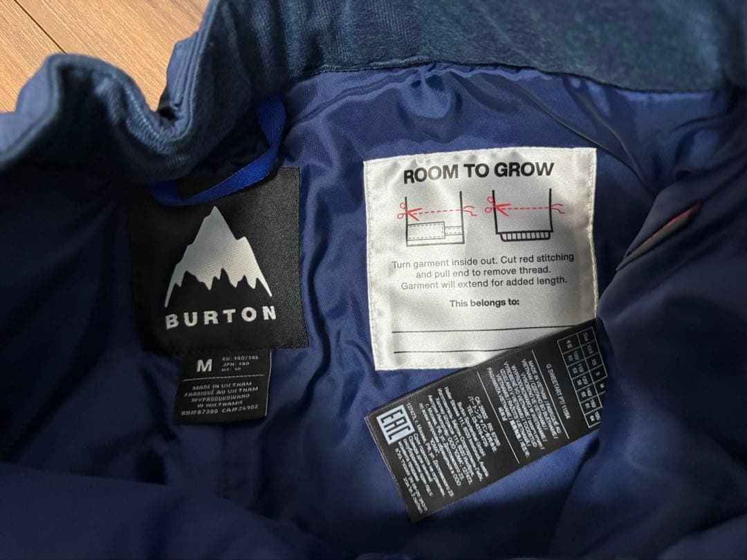 新品　BURTON バートン キッズスノーボード ウェア パンツ ネイビー