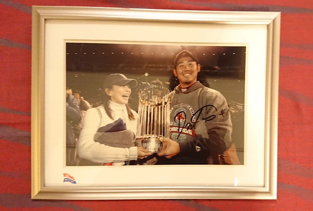 激レア!松坂大輔 直筆サイン入り額入りフォト