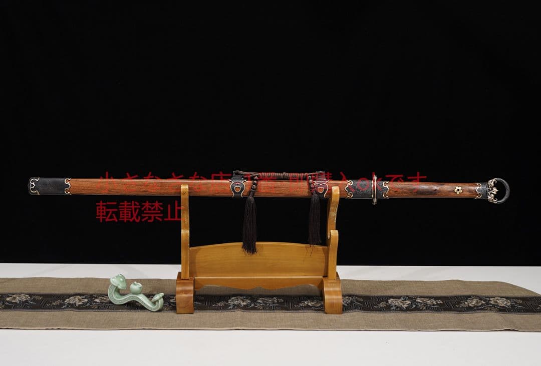 盛漢八面環頭剣捻転鳳尾紋  古兵器 武具 刀装具 日本刀 模造刀 居合刀