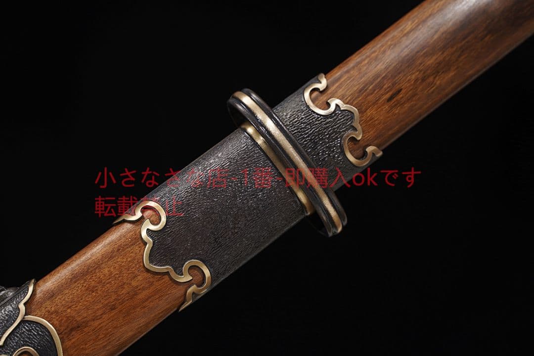 盛漢八面環頭剣捻転鳳尾紋  古兵器 武具 刀装具 日本刀 模造刀 居合刀