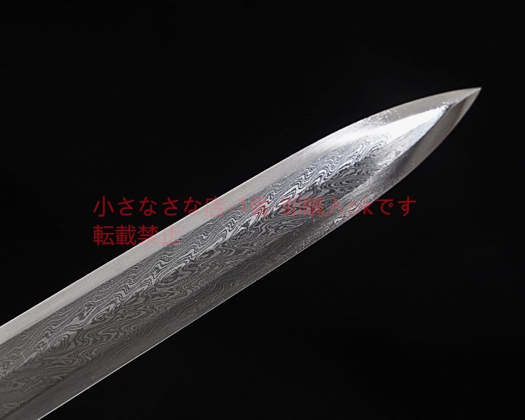 盛漢八面環頭剣捻転鳳尾紋  古兵器 武具 刀装具 日本刀 模造刀 居合刀