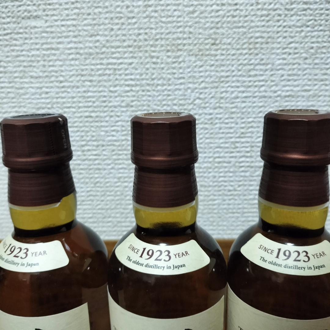 サントリー シングルモルトウイスキー 山崎 180ml 3本セット