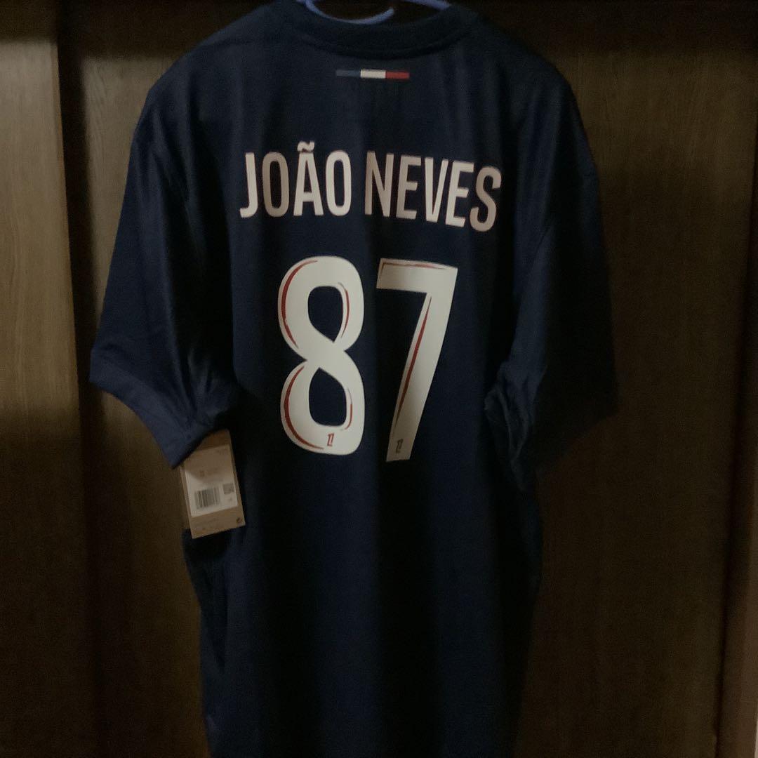 パリ・サンジェルマン 24-25 H 2XL ジョアン・ネヴィス 87 新品