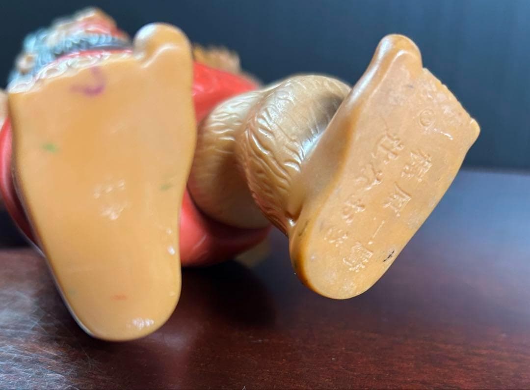 獣人　ゴリラマン　タイガーマスク　ソフビ　当時物　中嶋製作所 　プロレス