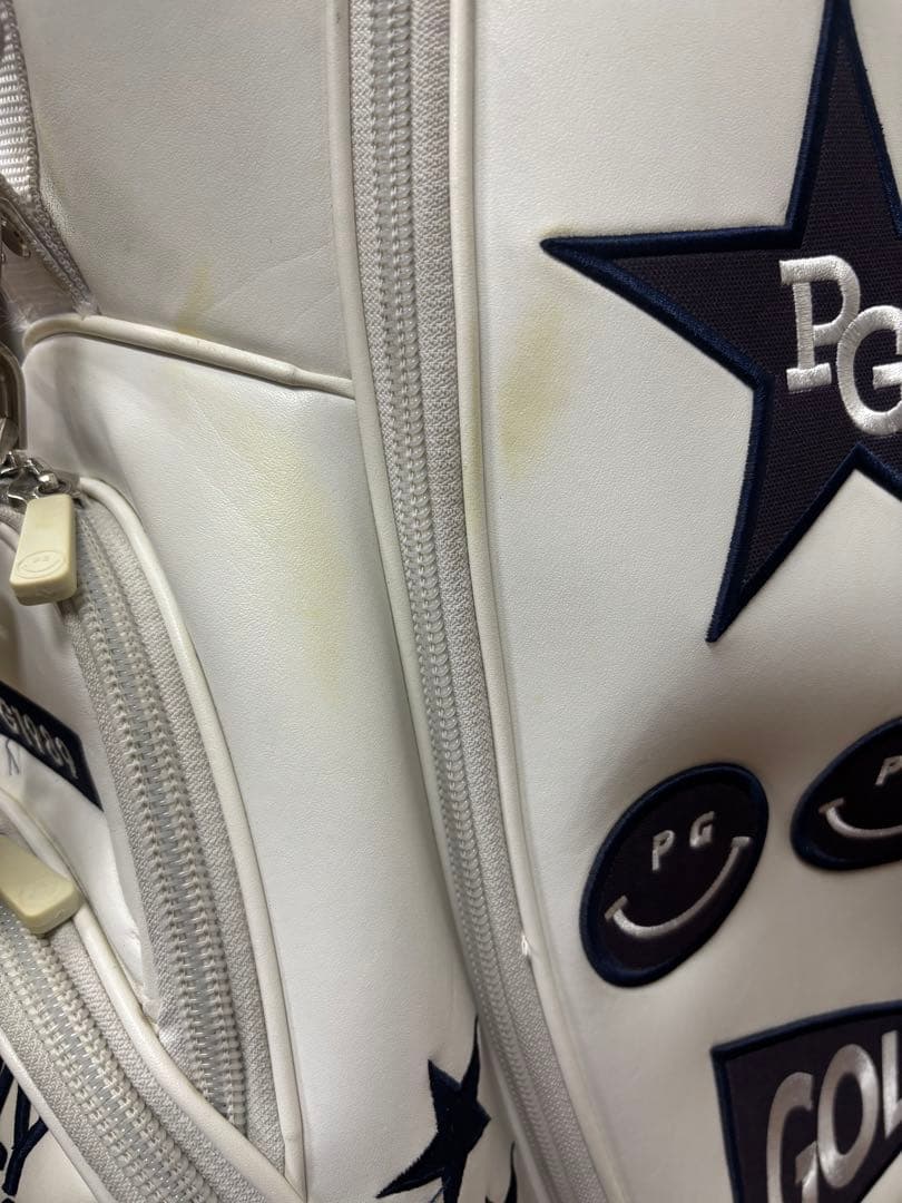 PEARLY GATES キャディバッグ ホワイト ⭐︎各カバーセット⭐︎