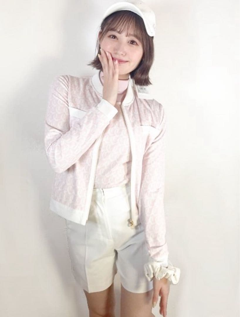 CELFORD セルフォード CG モノグラムプリントカットカーディガン