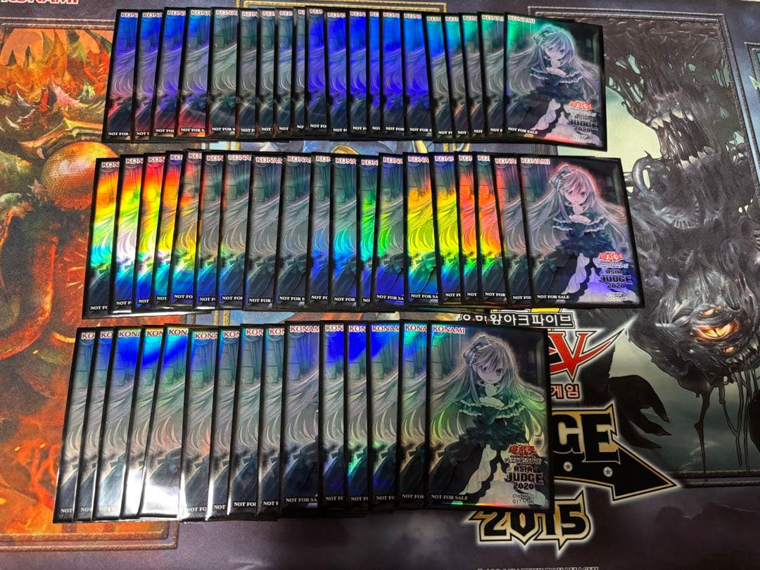 遊戯王　屋敷わらし　アジアjudge 2020 スリーブ　55枚
