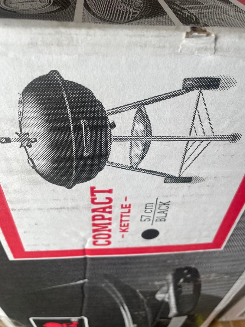 新品　Weber 57cm (22.5\") コンパクトケトル 温度計付き