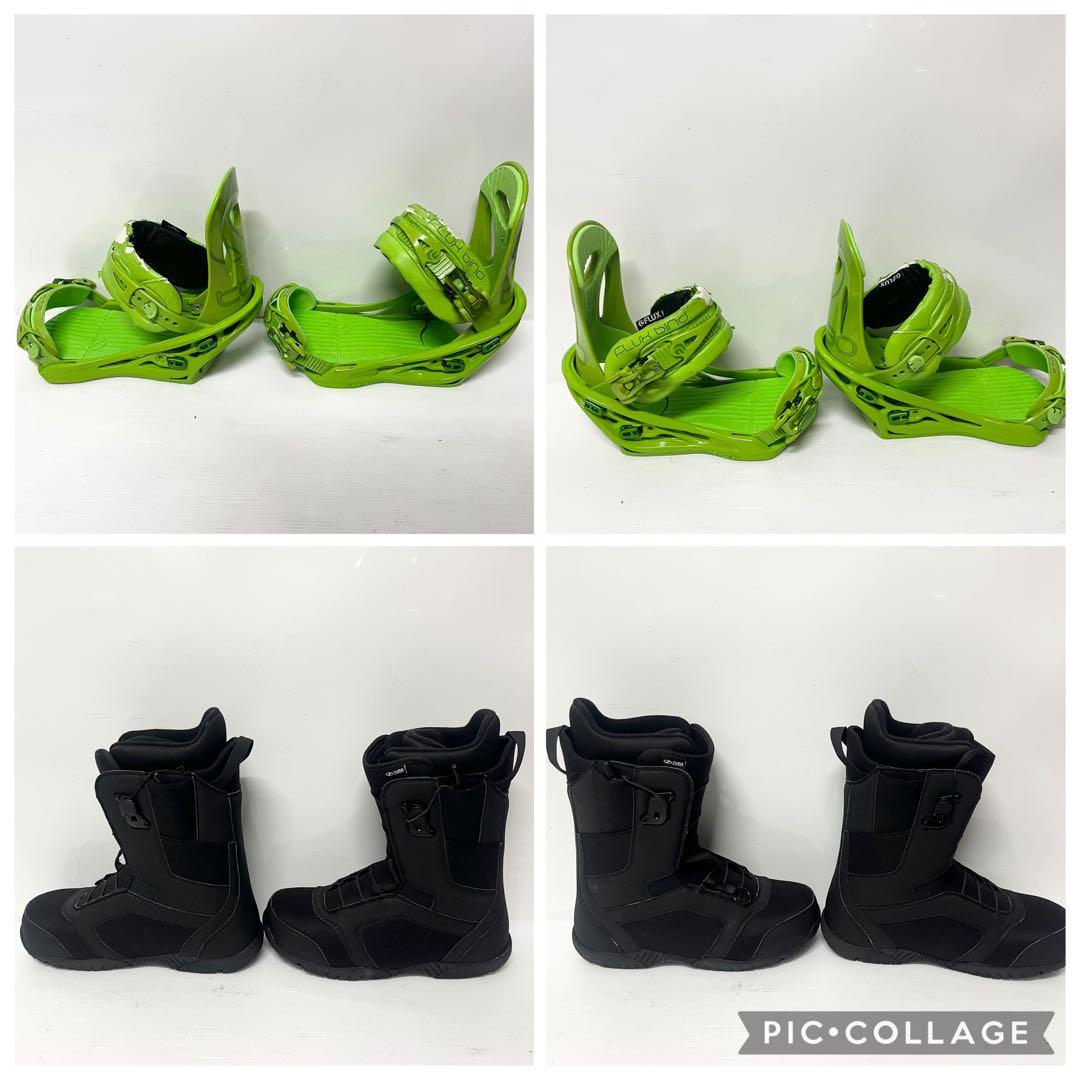 FLUX スノボセット　フラックス　スノーボード　ビンディング　スノボブーツ　板