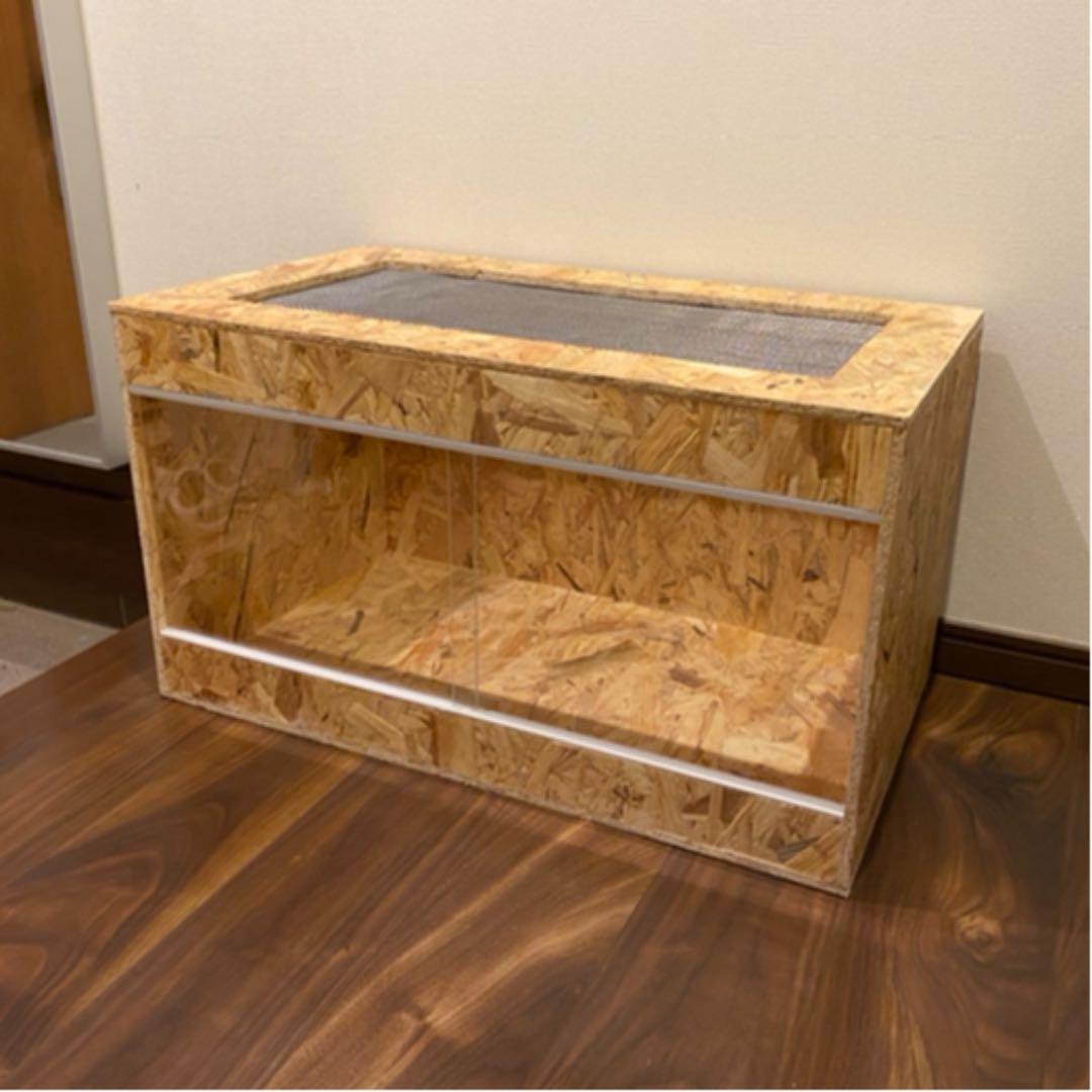 新品　木製ケージ　OSB 爬虫類　両生類　カメレオン　トカゲ　フトアゴ　カメ