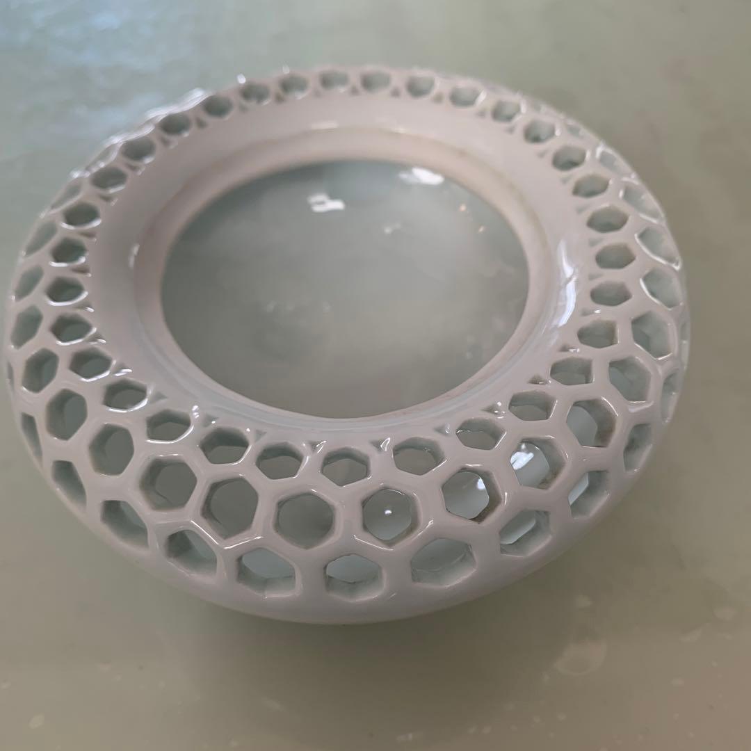 平戸　三川内焼　白磁香炉