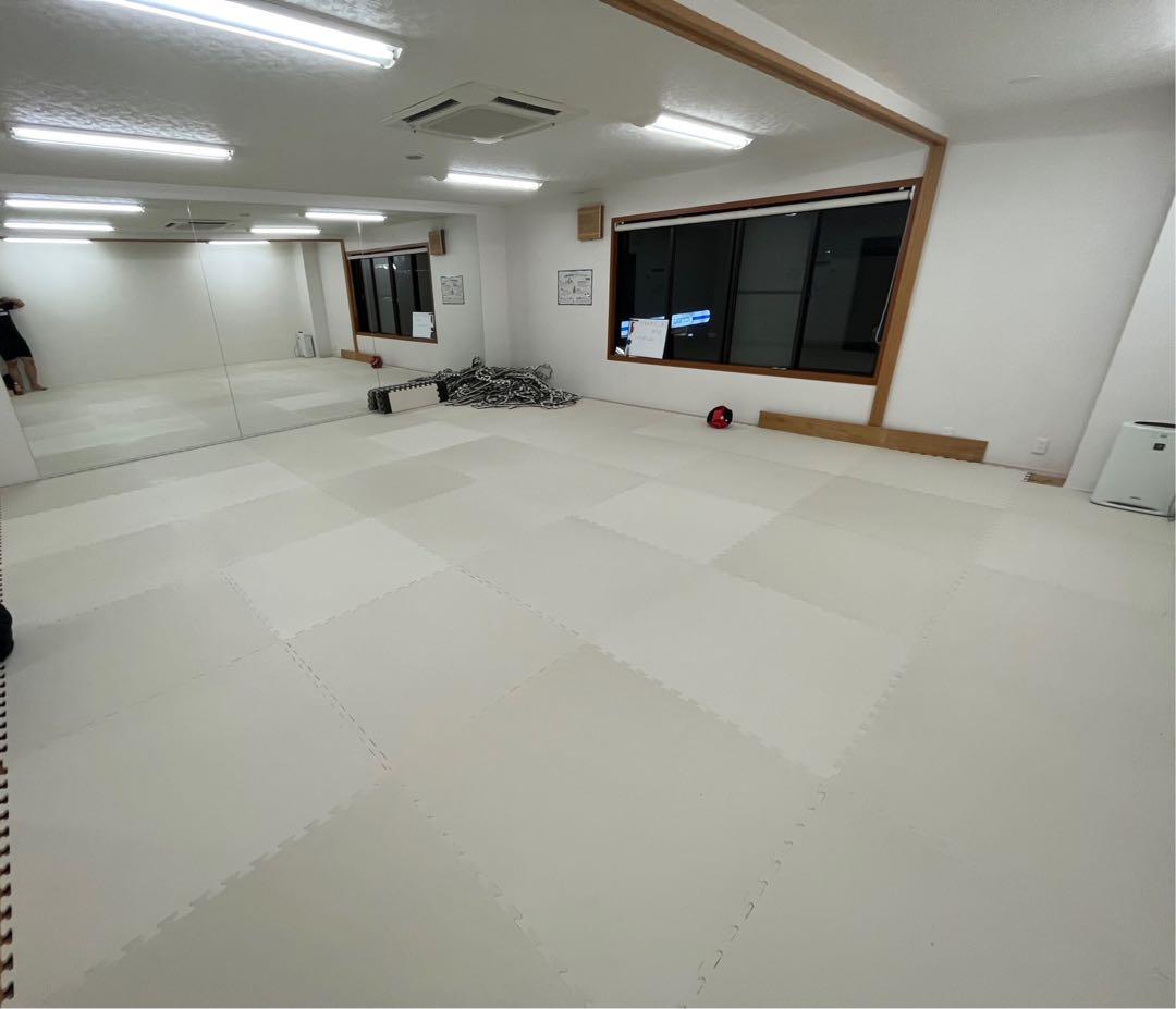 【格安】ジョイントマット　大判　白黒　10枚　空手　防音　トレーニング　衝撃吸収