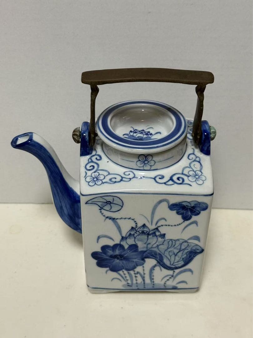 染付 急須 茶器 骨董