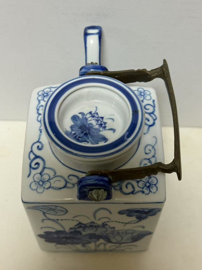 染付 急須 茶器 骨董