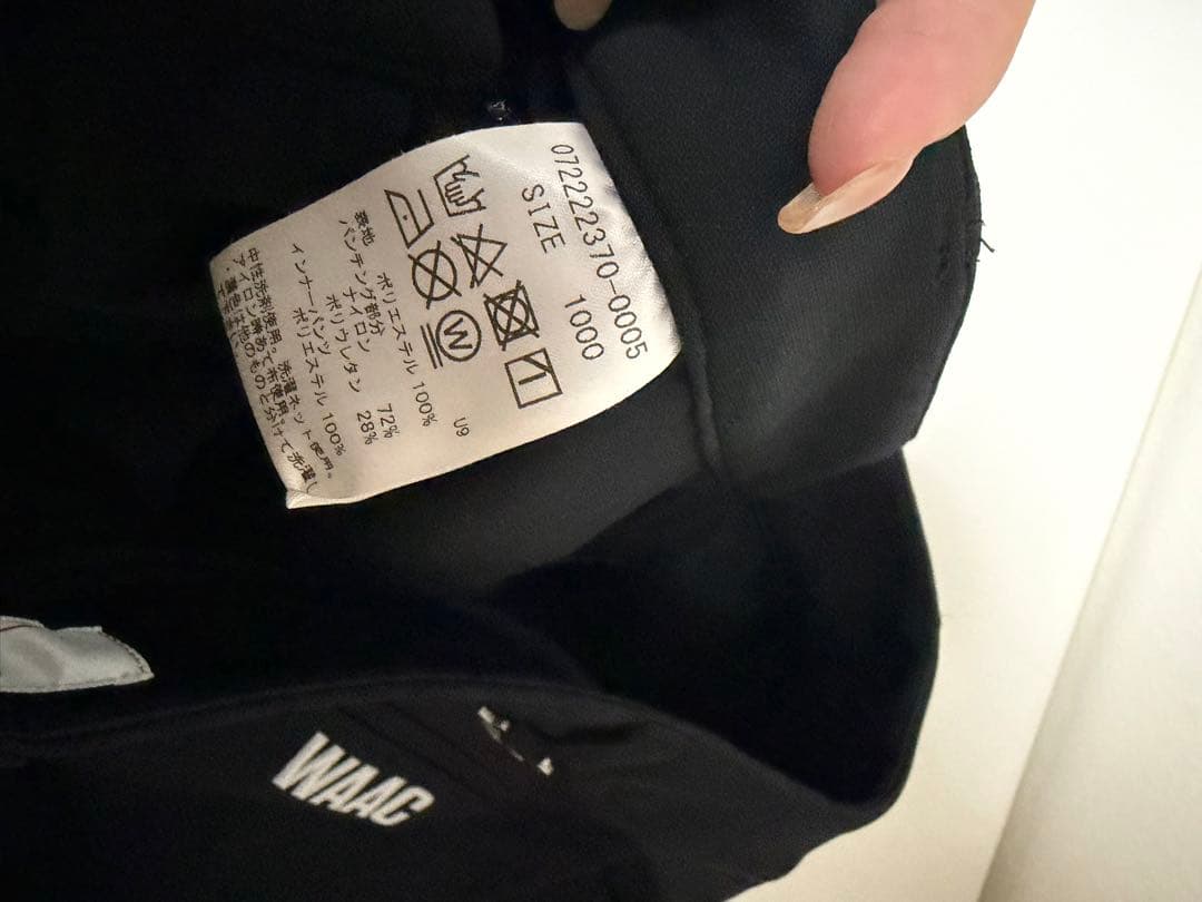 WAAC ブラック プリーツスカート S12E