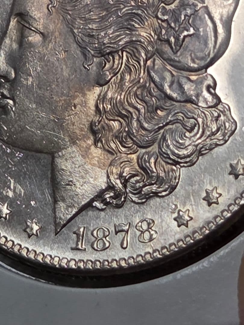 (プルーフライク)　アメリカ合衆国　モルガンダラー銀貨　1878 S (初年号)