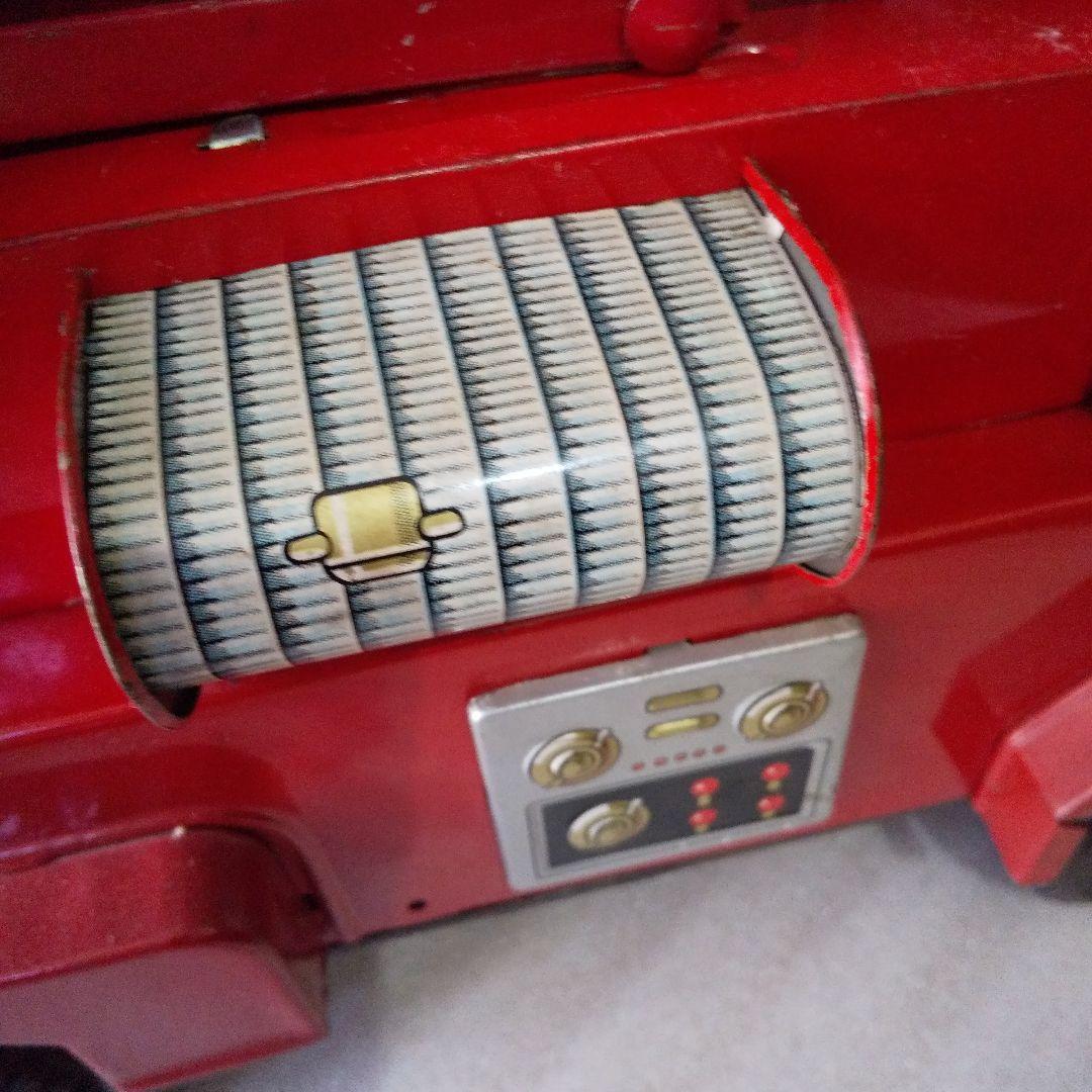 1960年製 ブリキ　ハシゴ車 　大型　米沢玩具