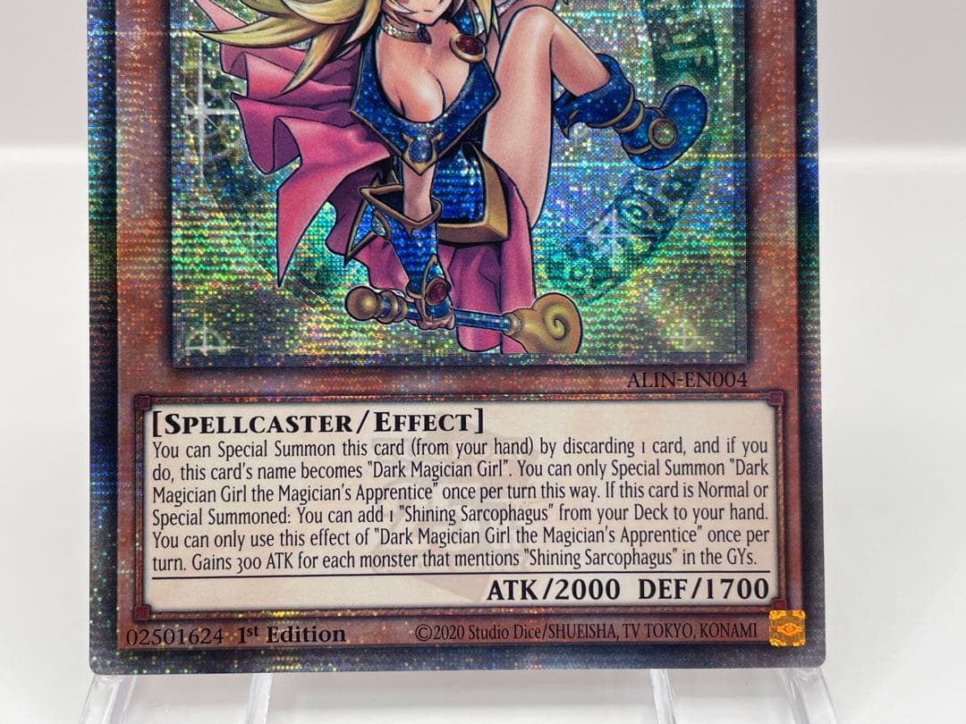 希少 EU版 25th 魔術師の弟子 ブラックマジシャンガール 遊戯王