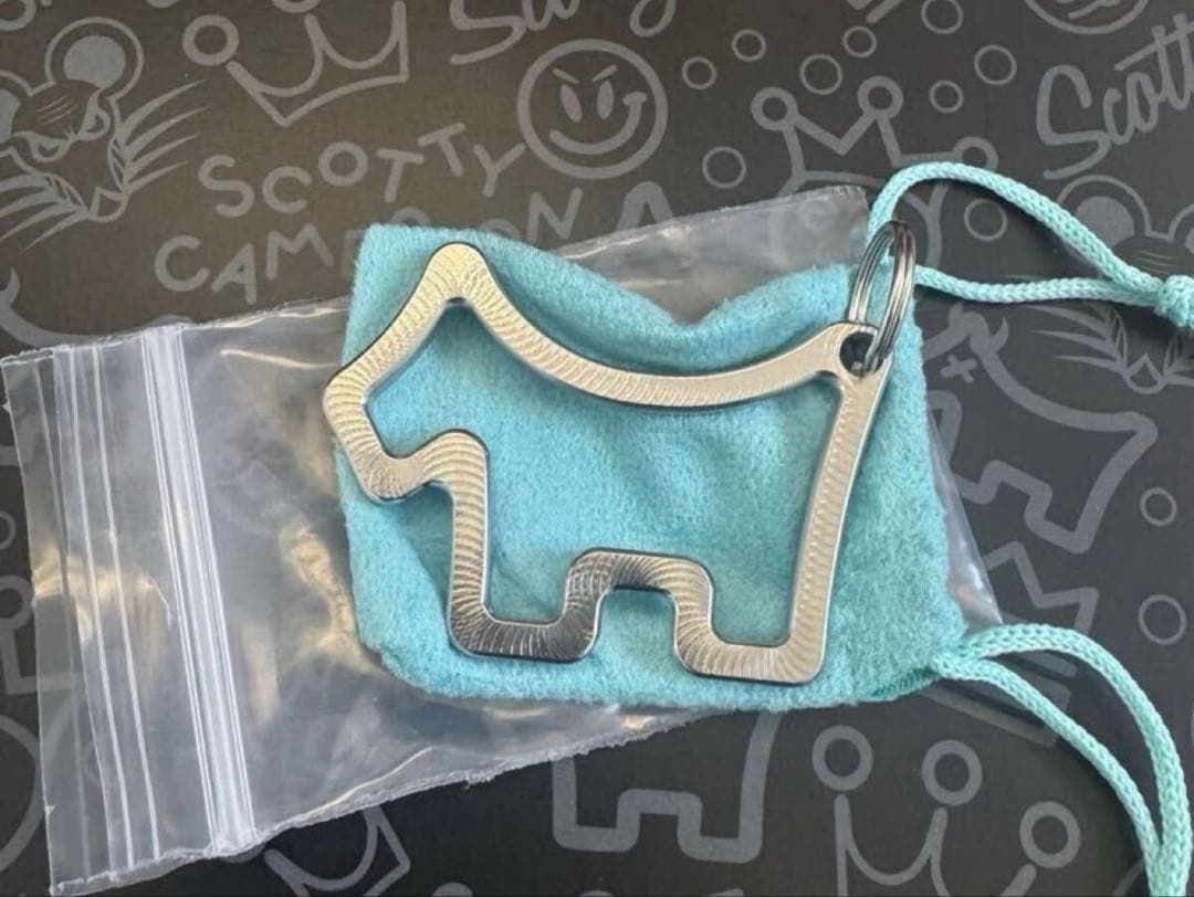 スコッティキャメロン★スコッティドッグメタル製ボールマーカー/キーホルダー★