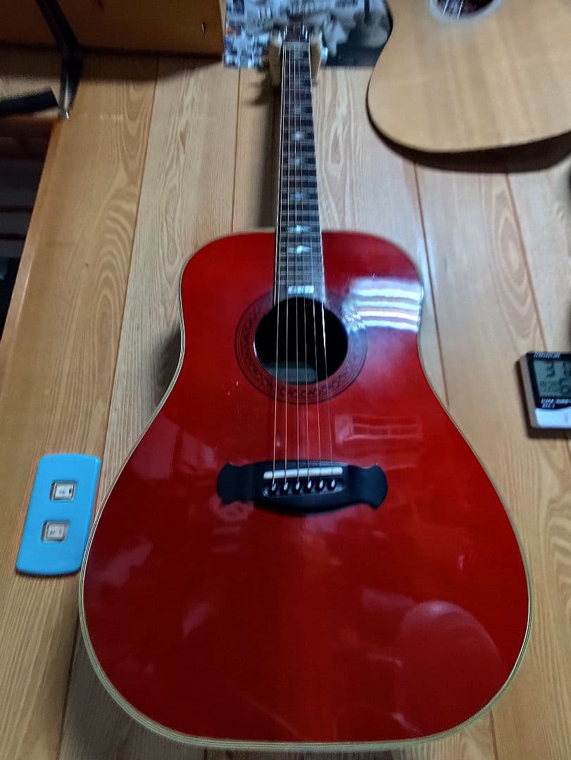 1981年Morris モーリストルネードXX トップ単板 シースルーレッド