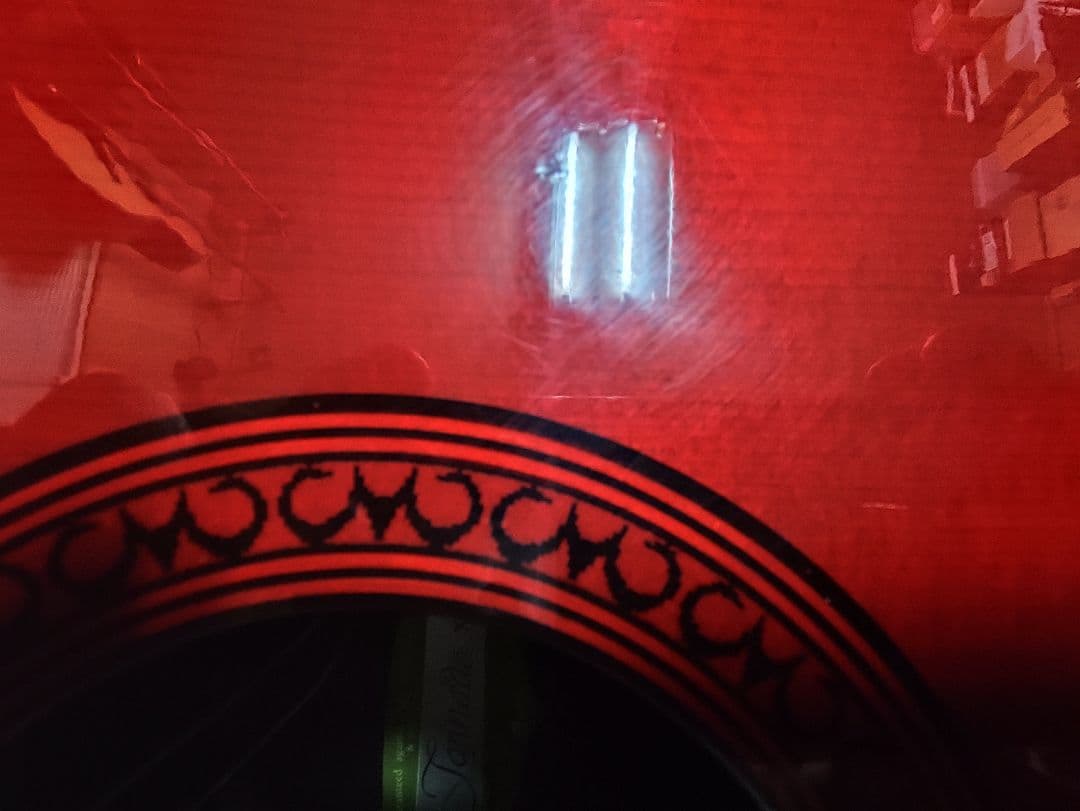 1981年Morris モーリストルネードXX トップ単板 シースルーレッド