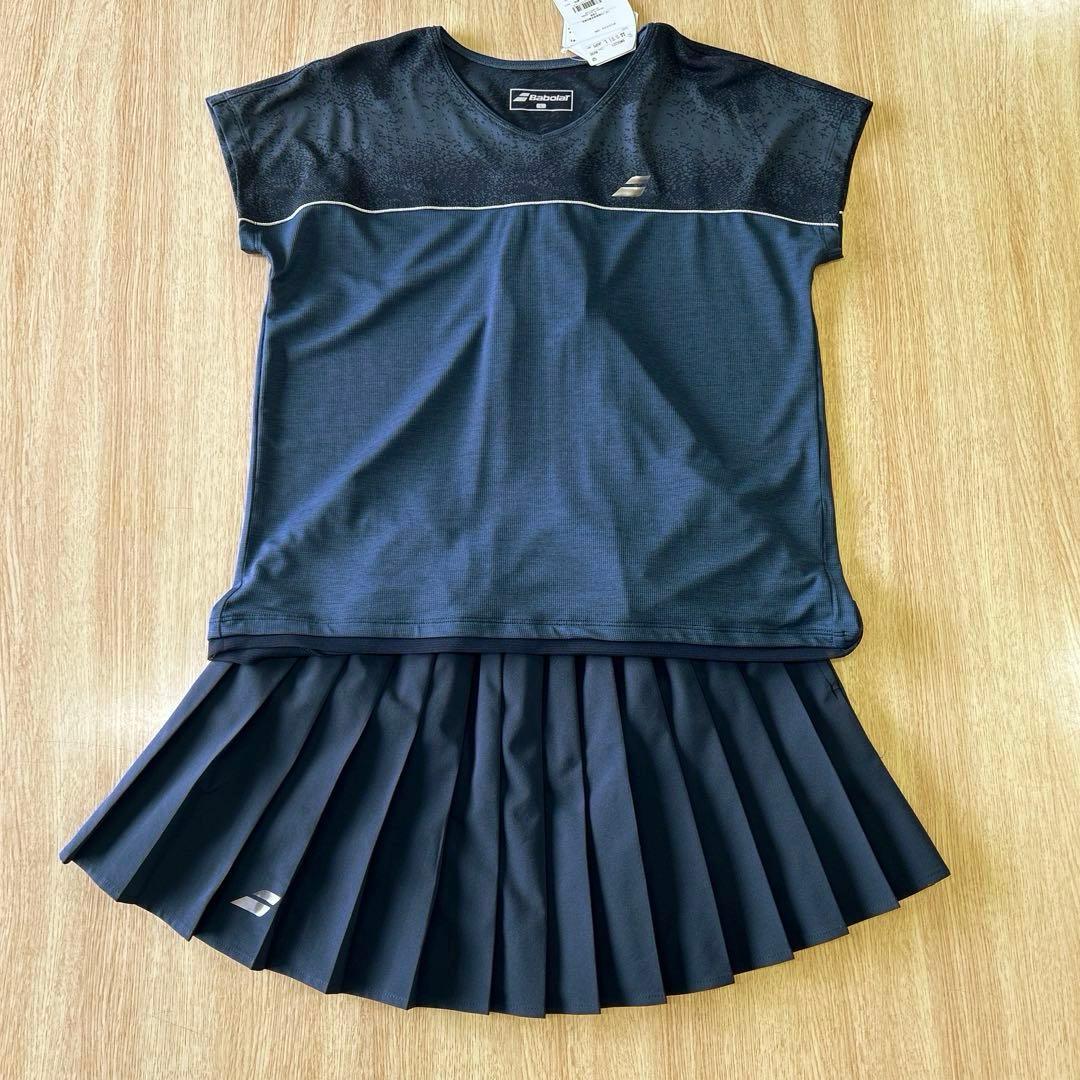バボラ レディーステニスウエア　ゲームシャツスコートセットアップ　L